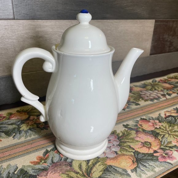 Vintage Italian Fruit Teapot Pottery Ceramic Italian Tea - Picture 4 of 7